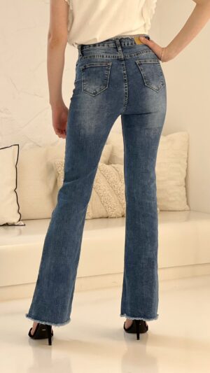 Jeans evazati cu talie inalta - Fiona - sku9779
