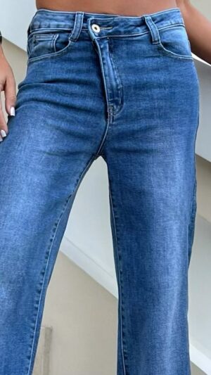 Jeans evazati cu slit petrecut - Siham - sun35141