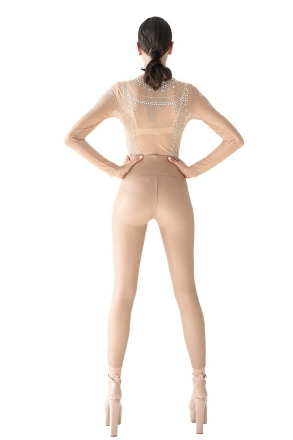 Body Transparent Cu Aplicatii Din Cristale - Beige Victoria