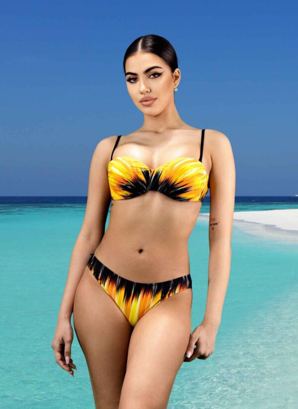 Costum de baie din doua piese - Lagoon Yellow